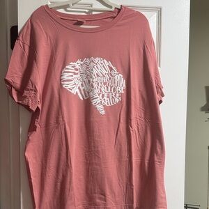 Pink Graphic Women’s Top